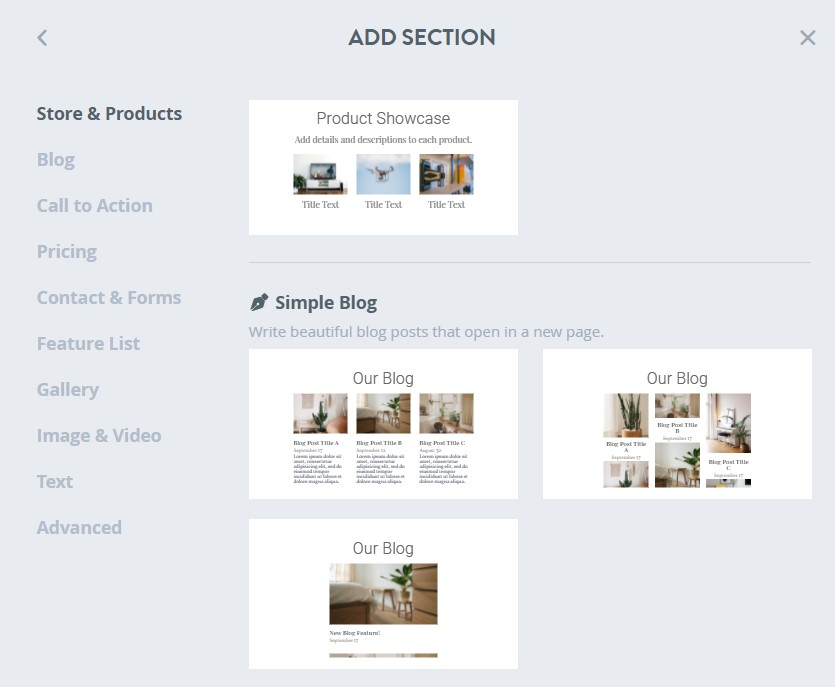 Image taken from Strikingly Product Image taken from Strikingly Product